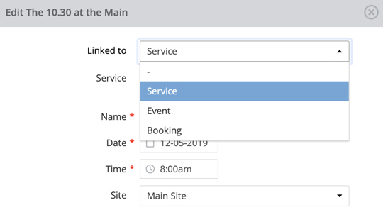 Planning module - plan services in ChurchSuite